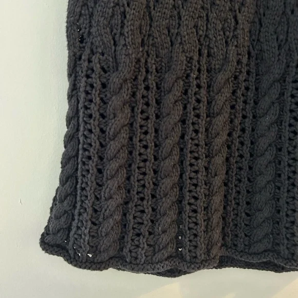 Acne Studios Black Crochet Mini Dress - Picture 5 of 8